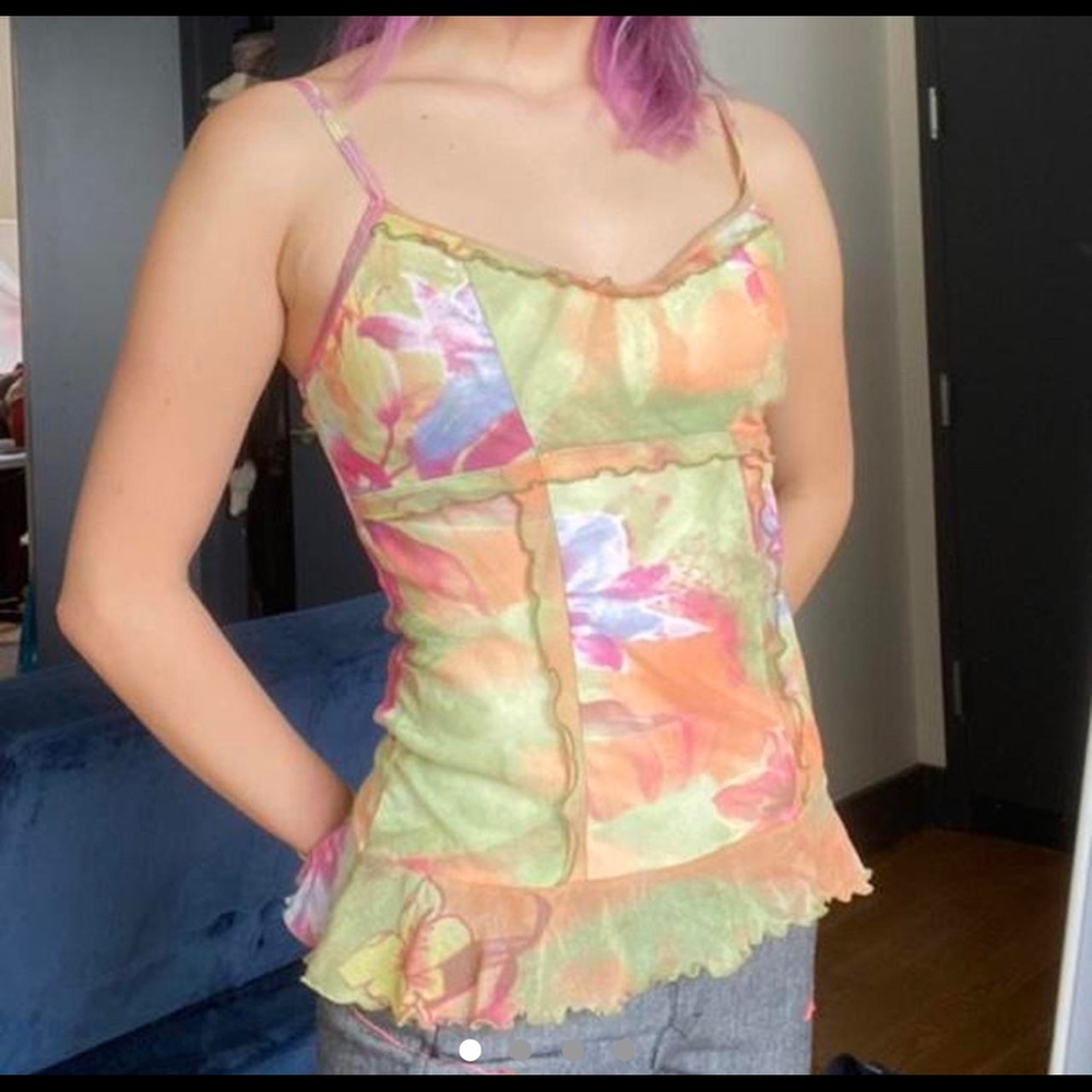 Floral Y2k style Tank